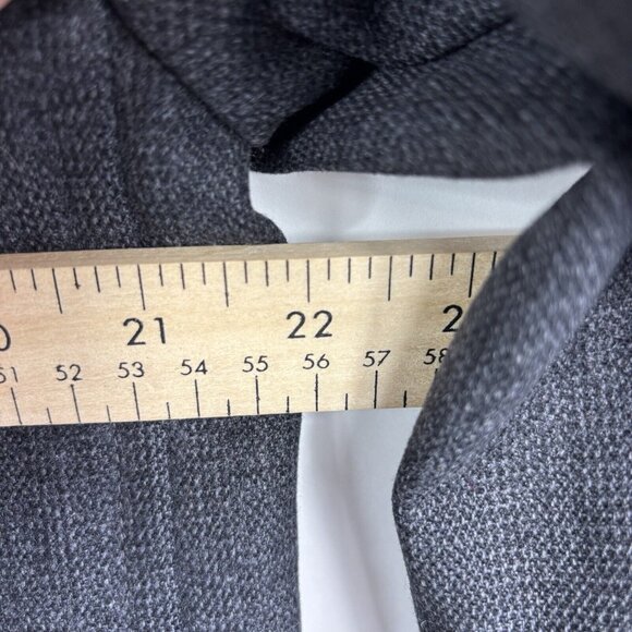 Vintage Mens Overcoat M Gray 60s John Gregory Union burgundy lining Wool blend - Picture 17 of 17
